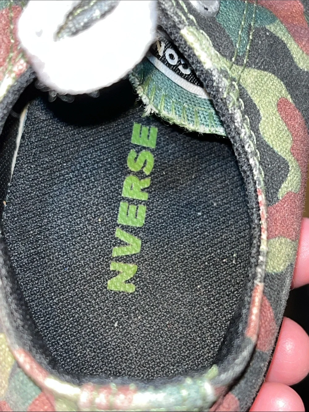 Kids Converse Camouflage Low-Top Sneakers - Green Camo